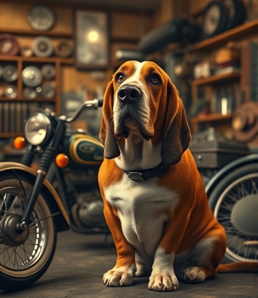 Biscuit the shop dog