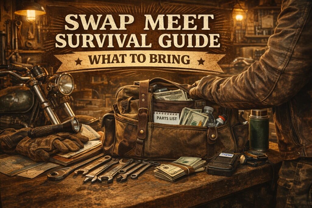 Swap Meet Survival Guide What to Bring